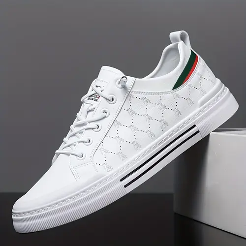 Men's Fashion Casual Sports Shoes, Trendy Fashion Sneaker, Breathable Comfortable All-Season, Stylish Low Top Footwear for Everyday Wear, Trendy Sneakers