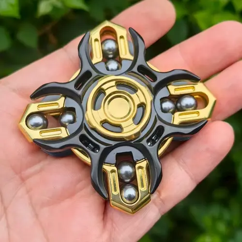 EDC Fidget Sliders, Tuning Fork Fingertip Gyroscope, Stress Relief Toys for Adults, Enhance Concentration and Relaxation, Long Spin Time, Magnetic,Metal,Toys, Stress Relieving Accessory