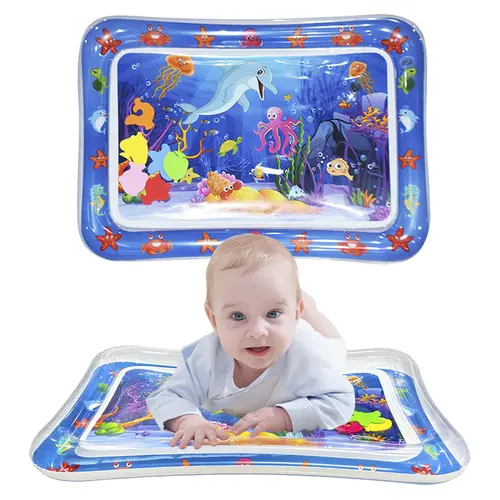 Inflatable Water Play Mat for Tummy Time, Baby Sensory Developmental Toy, Safe for Babies and Infants, Ideal Gift