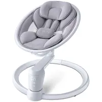 [ backtoschool ] HARPPA Electric Baby Swing Seat for Newborns, Ergonomic Design with Soft Breathable Fabric, 5 Speeds, 2 Recline Positions, Remote Control, and Music Connectivity, Newborn Baby, Unisex, Plastic, Adjustable Seat, Ergonomic Seat For Spine