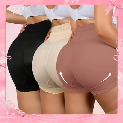 BBEUU High-Waisted Briefs for Women – Lace Trim & Mesh Panels, Elastic Breathable, Non-Slip Strips, Versatile Simple Panty