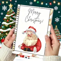 Christmas Gift Card Book, DIY Spiral-Bound Christmas Gift Card Holder Book, 5x7 Inch Colorful Design, Personalized Xmas Gifts for Family, Festive & Party Supplies