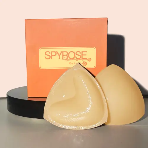SPYROSE Sticky Bra Inserts for Women - Instant 2 Cup Size Lift Effect, Ultra Boost Push Up Inserts, Double-Sided Adhesive Fashion Bra Inserts, Fuller Bust Look & Outfit Enhancer for Dresses, Bikinis, Tops & Strapless Bras Womenswear