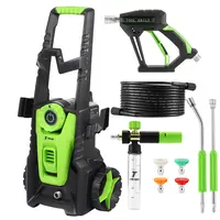 Tool Daily Portable Electric Pressure Washer, 2000 PSI 1.76 GPM 120V 60Hz Power Cleaning Machine for Cars, Motorcycles, 32FT Polyurethane Hose, Original Foam Cannon Set, Stainless Steel Nozzle, Power Washer Attachment, DealsForYouDays Car Wash Equipment