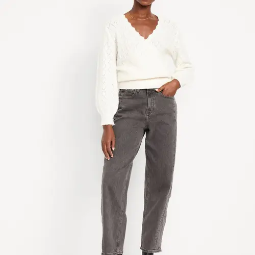 Old Navy Women's High-Waisted Barrel Ankle Jeans
