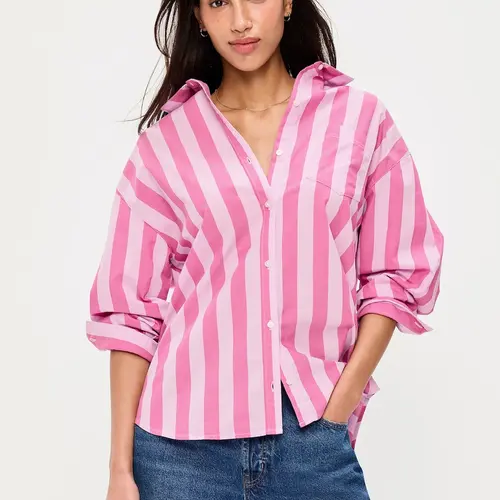 Old Navy Women's Oversized Button-Down Boyfriend Shirt