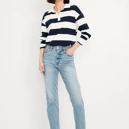 Old Navy Women's High-Waisted OG Straight Ankle Jeans