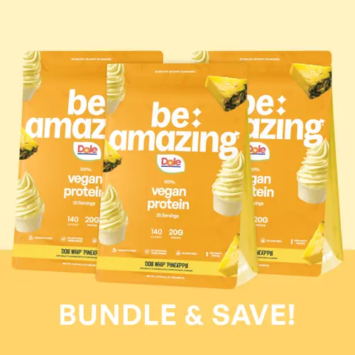 Triple Dole Whip Pineapple Vegan Protein Powder Bundle | Be Amazing Dole Whip Pineapple Vegan Protein Powder Bundle Fitness Edible