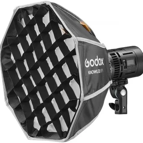 Godox SP1 Octagonal Parabolic Softbox - Lighting Accessories for RS100R, RS100Bi, RS60R, RS60Bi, MS60Bi Studio Video Lights, Diffusers for Small-Prod Lighting & Tight Product Shots, Creates Flattering Glow for Photography/Filming
