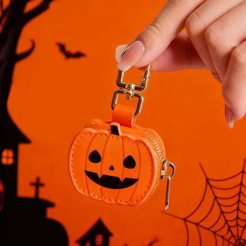 Cute Mini Women's Bag Charms, Bag Accessories, Purse Charms for Handbags, Pumpkin Shaped Coin Purse Bag Ornament Set, Fun & Unique Novelty Pendant, Creative Funny Gift, Spooky Halloween Present, Ideal Gift, Portable for Daily Use & Travel