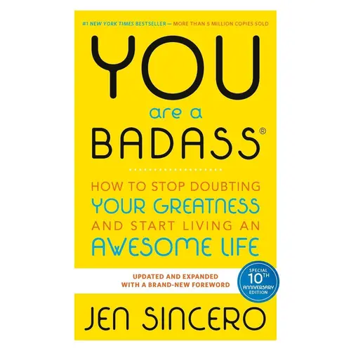 USED Book - You Are a Badass(r): How to Stop Doubting Your Greatness and Start Living an Awesome Life by Sincero, Jen (Paperback) - english