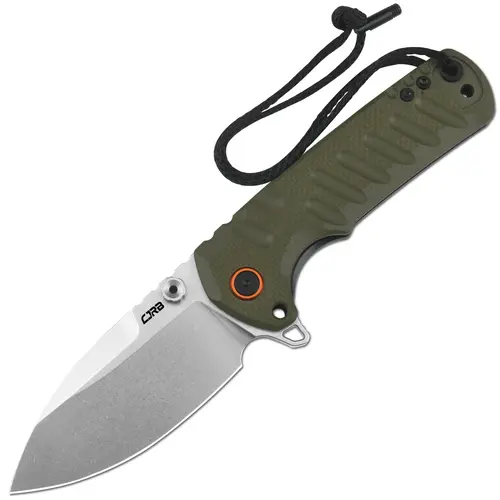 CJRB Tundra EDC Pocket Folding Knife for Adults - 3.78in Black PVD D2 Steel Strength Blade, G10 Handle, Outdoor Survival Gear for Camping Fishing, Father's Day Gift