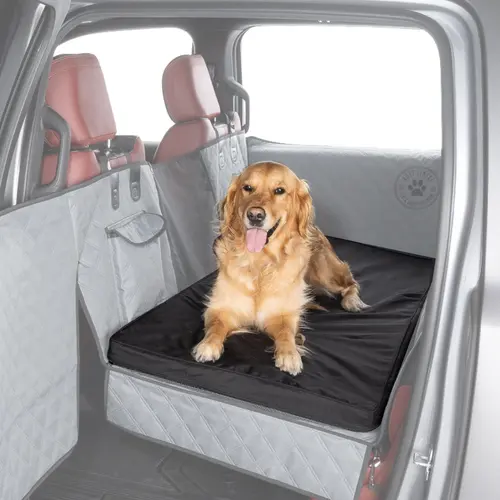 Car Back Seat Dog Bed, Pet Travel Backseat Protector
