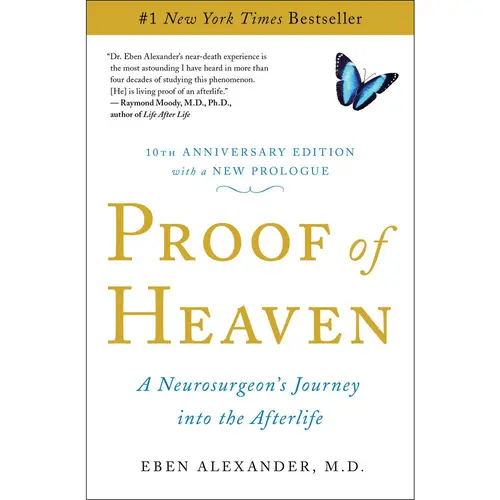 Used Literature Book - Proof of Heaven: A Neurosurgeon's Journey Into the Afterlife by Eben Alexander (Soft Cover English, 0.73 lbs) - #1 New York Times Bestseller, Change Your Life Reading Material, for Readers of Near Death Experiences, Reading Material