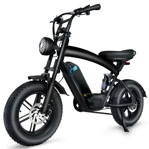 73D Electric Bike, Peak Power 1500W, Full Suspension ebikes, Top Speed 30 MPH, Range 40-60 Miles, 48V 18Ah Removable Battery E-Bike, LED Headlights, 20" x 4.0" Fat Tire Electric Bike for Adults, All-Terrain E-Bike, UL 2849 Certified, Electric Motorcycle