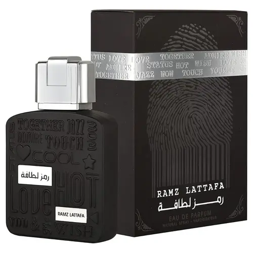 Lattafa Ramz Silver Men's Eau De Parfum Spray, 3.4 oz (100ml) Fresh Spicy Fragrance, Men's Colognes, Single Item