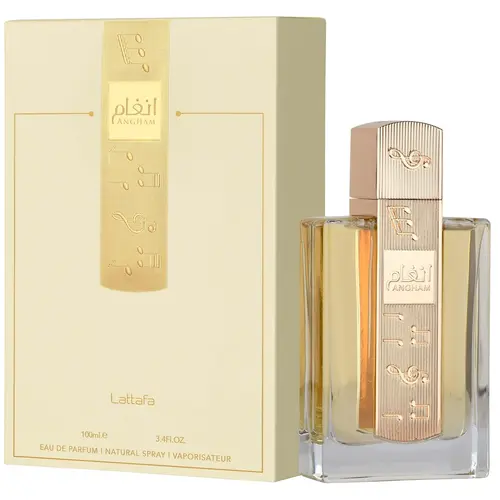 Lattafa Angham for Men and Women 3.4 Ounce (100ml) Eau De Parfum Spray Perfume Fragrance Floral Vanilla, Long Lasting Perfume, Women Perfumes