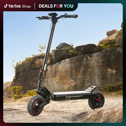 【2000W Dual-Motor】PX7P High Performance 2-Wheel Drive Motorized Scooter for Adults, 38 mph Max Speed, 50 mi Max Range, 10" Pneumatic Tires, Turn Signals, Dual Braking, Portable Folding Multifunctional App Controlled, Urban Commuting, Free Gift-Scooter Bag