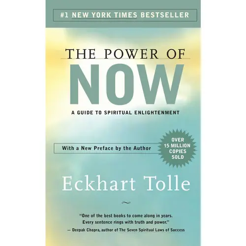 Used Book - The Power of Now: A Guide to Spiritual Enlightenment by Eckhart Tolle (Softcover, 256 Pages, New Preface by Author) - English - New World Library - Religion & Philosophy Humanities & Social Sciences Books