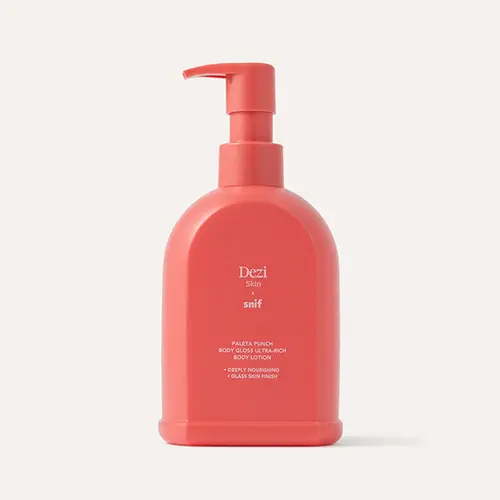 Dezi Skin x Snif Ultra-Rich Body Lotion, Body Care Moisturizer with Shea, for Glossy Skin & Glow Routine, Hydrating