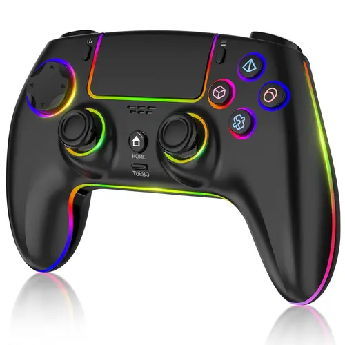 Anti-Stick Drift PS5 ProWireless Controller for PS5, PC, Steam Deck & Mobile - Bluetooth 5.0 Gamepad with Hall Effect Sticks, Touchpad, 6-Axis Gyro, Turbo,3.5mm Jack & Charging Cable,back to school,back to school haul