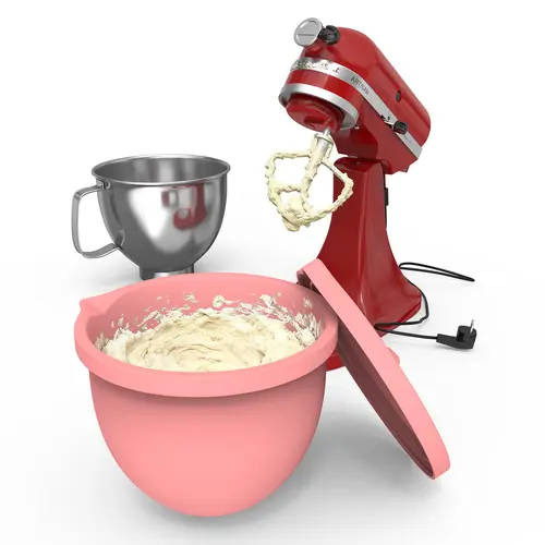 1pc Silicone Lined Mixer Bowl Cover, Easy Clean Replacement Inner Tank, Dough Mixing & Fermentation Bowl, Household Kitchen Baking Accessories, Mixing Bowls, Kitchen Baking Tools