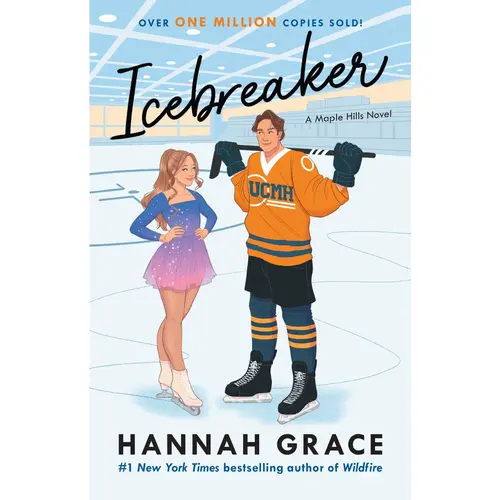 Used Fiction Books - Hannah Grace's Icebreaker, #1 New York Times Bestseller, BookTok Recommended Paperback Edition for Hockey Fans with Book Recommendations