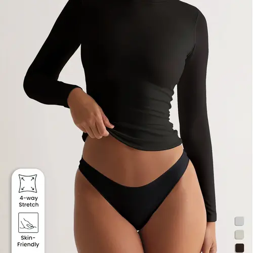 Women's Casual Sporty Long Sleeve Top, High Stretch Breathable Yoga Shirt, Round Neck Pullover Outerwear, All Seasons Woven Fabric, Elastic Breathable Sportswear, Breathable Activewear, Breathable Workout Tops, Workout Style