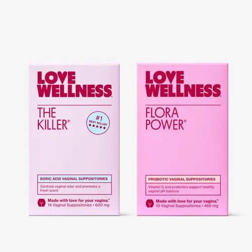 Love Wellness Vaginal Suppository Bundle Body Care Pink Nourishing Gentle Vaginitis Relief Intimate Care Gel For Women