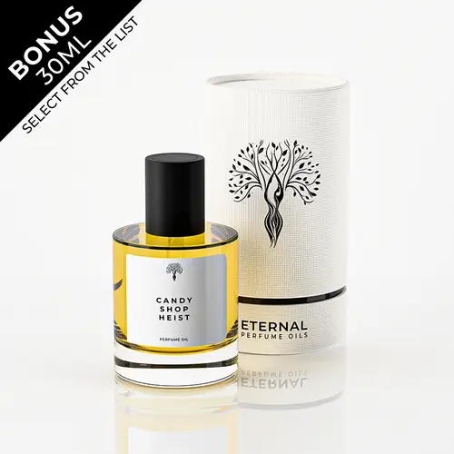 Eternal Perfume Oils – Candy Shop Hiest Perfume Oil, Deep & Long-Lasting Women Scent | 50ml with Bonus 30ml Bottle of Your Choice