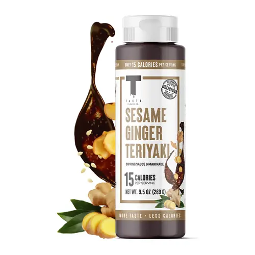 Taste Flavor Co. Sesame Ginger Teriyaki Sauce, low fat sauce, healthy stir fry,