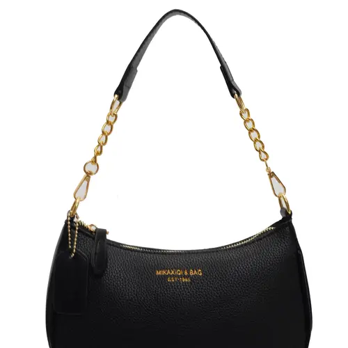 Women's Solid Color PU Leather Shoulder Bag, Elegant Faux Leather Zipper Crossbody Bag with Adjustable Strap, Perfect for Dating, Shopping, Gifts, Fashionable Crossbody Bag, Crossbody Shoulder Bags, Handbag Shoulder Purse, Adjustable Crossbody Purses