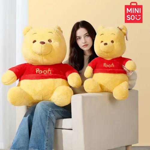 Disney Winnie the Pooh Classic Basic Series Sitting Plush Doll (31.5in/19.69in) - Cute Stuffed Animal, Soft Cuddly Gift, TV & Movies Collectible, Suitable Gift for Girlfriend, Stuffedtoy
