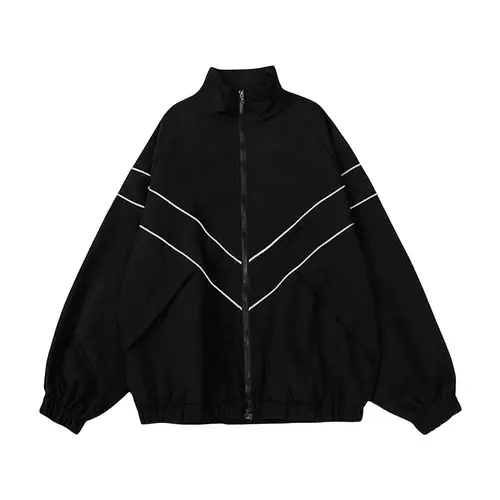Spring Summer Casual Zip Up Jacket Lightweight Windbreaker Outerwear Varsity Jackets