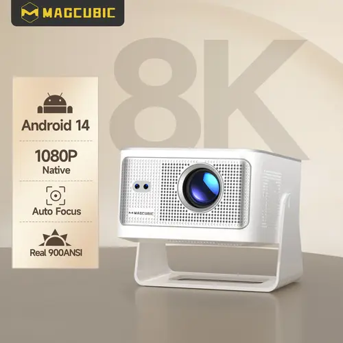[US Warehouse] Magcubic HY350MAX 900ANSI Projector Auto Focus 8K Decode Android 14 Allwinner H726 Built-in 15W HiFi Speaker Dual WiFi6 BT5.4 Native 1080P 1.0:1 short Throw Portable Smart Projector For Home Cinema Movie Night #TikTokShopBackToSchool, Audio