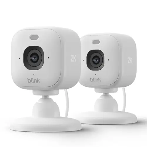 Blink Mini 2K+ 2 Cameras, White