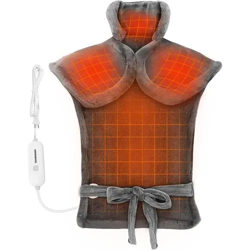 Comfier Large Multifunctional Heating Pad - FSA HSA Eligible Soft Flannel Electric Heated Wrap with Adjustable Heating Temperature, 3 Heat Levels, 90-Min Auto Shut Off, Selfcare Gift for Parents Women Men,dorm essentials,back to school,back to school haul
