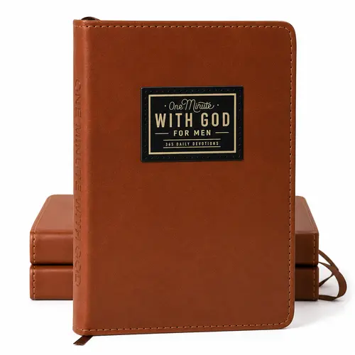 One Minute with God for Women, 365-Day Women’s Study Bible, Full-Color Embossed Faux Leather Hardcover, Daily Devotional Prayer Journal, Bible Study Book, Christian Gift for Her, Inspirational Bible Verses