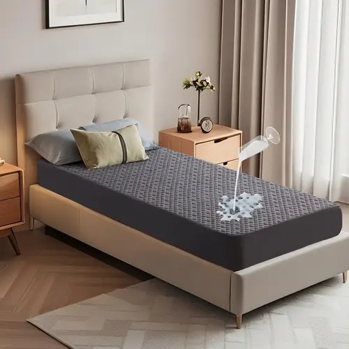 BEDLORE Waterproof Mattress Protector with 6''-18'' Deep Pockets, Soft Breathable Sheet, No Noise, No Wrinkle, Must-Have Home Decor Bed Cover mattress toppers Cleaning mattress toppers,back to school,back to school shopping，HomeEssentials