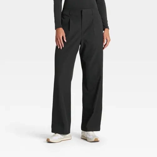 Women's Active Light Woven High-Rise Trouser Pants - All In Motion
