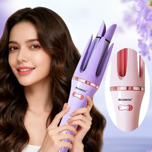 Automatic Rotating Hair Curler (32 mm Barrel), Featuring Negative Ion Technology and Four Adjustable Temperature Settings—Designed for Professional-Quality Styling at Home; Ideal as a Thoughtful Valentine’s Day Gift for Women., Easy Curls, Curl Transforma