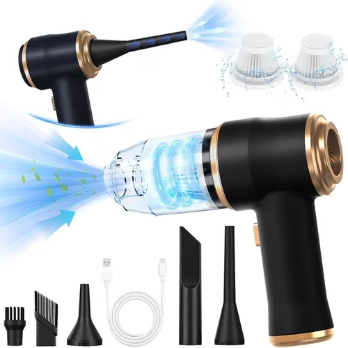 【toolupgrade】BELBUY Handheld Car Vacuum Cleaner, 9000Pa VacuumCleaner and Air Gun, 120W High-Power Wireless HandheldCar Vacuum Cleaner, equipped with two filters and multiplenozzles,suitable for cars, homes, offices, and pets.
