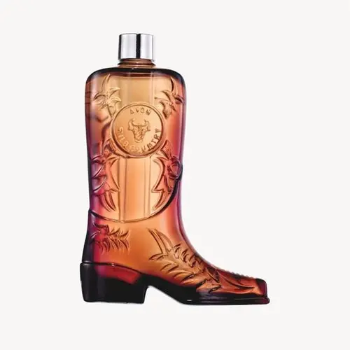 Wild Country Fragrance Boot Decanter - Vintage Cowboy Boot Perfume Decanter