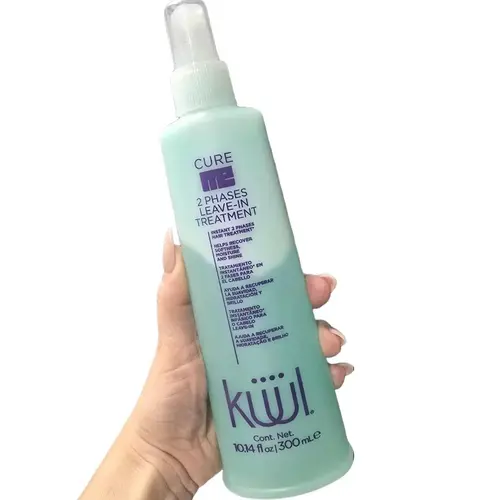 KUÜL Cure Me 2 Phases Bifasico Leave-In Hair Treatment (300ML) - Panthenol-Infused Haircare for Damaged Hair Repair, Hydration, Protection, Hydrated Locks, Shiny Results, Moisturizing Boost, Hydrated Hair, Hair Hydrating