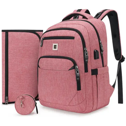 Bruno Cavalli Diaper Bag Backpack #17131, Large-Capacity Travel Baby Bag with Changing Pad, Pacifier Holder for Moms and Dads