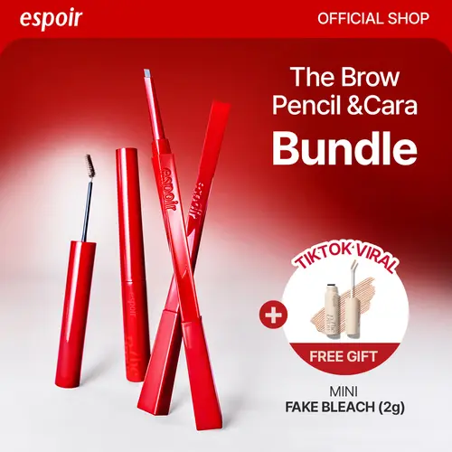 [Espoir Official][Bundle] The Brow Balance Pencil & Fixing Cara | Precise Brow Pencil & Long-Lasting Brow Mascara