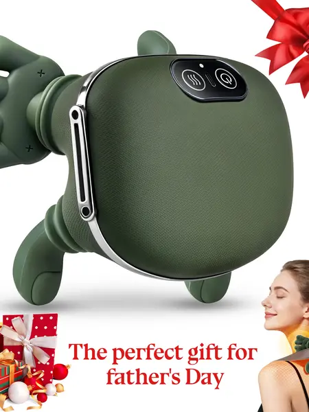 【DealsForYouDays】Omumax 2026 Upgraded Version Shoulder Massager Electric Cervical Massager Bionic HandHeating Wireless Portable 3D Kneading Massage for Pain Relief deep Tissue，Leg Neck & Back Massager & Lightweight Gift