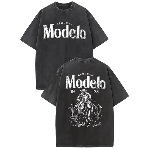 Holafish Women's Pure Cotton Heavyweight Crew Neck Short Sleeve T-Shirt - Acid Wash, Vintage Graphic, Ruched, Casual, Loose Oversize, Unisex Fit, Streetwear for Women, Trendy Graphic Shirts, Great for Travel School Dates