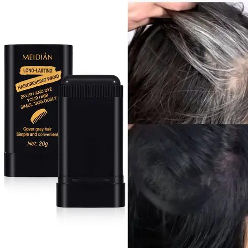 【BUY 1 GET 1】Temporary Hair Dye Comb Hair Color Comb Portable for Quick Touch - Ups, Easy to Color,Covers Gray Hair Haircare Ash Brown Blonde Balayage