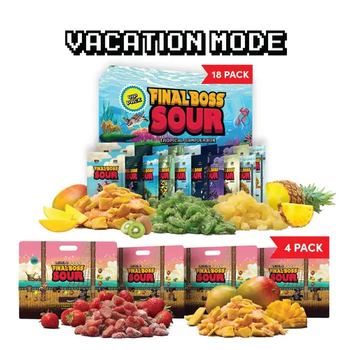 Final Boss Sour - Vacation Mode | Real Fruit Snack